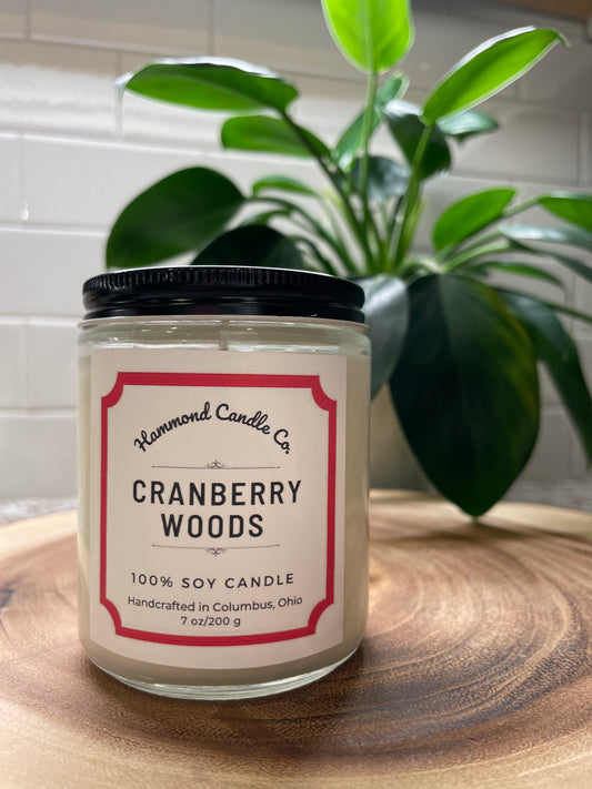 Cranberry Woods 8 oz Soy Candle