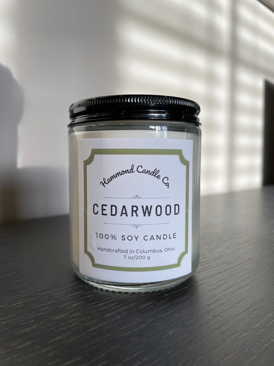 Cedarwood 8 oz Soy Candle